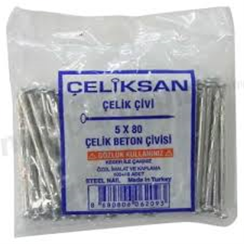 ÇELİKSAN ÇELİK ÇİVİ 5x80